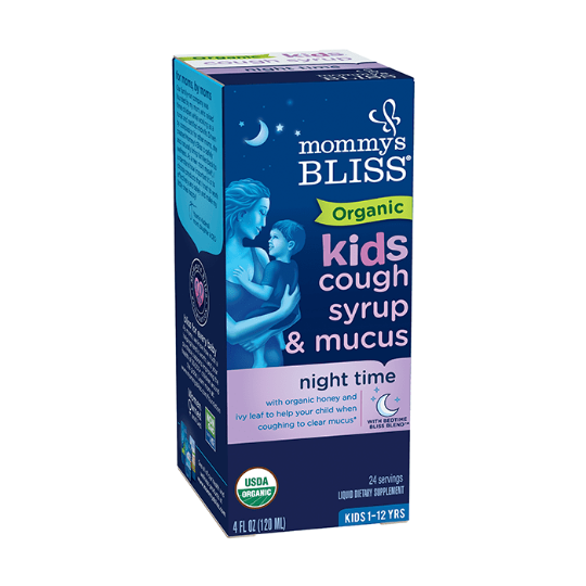 Mommys Bliss Kids Cough Syrup e Mucus Night time,120ml