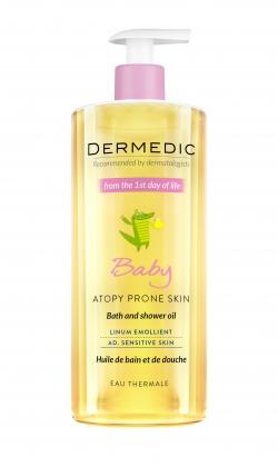 Dermedic Linum Emolient Baby Bath and Shower Oil,500ml