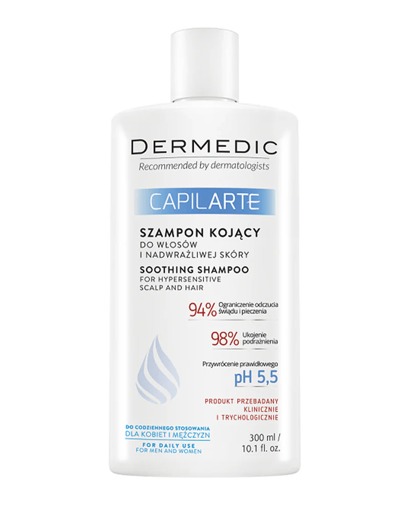 Dermedic Capilarte Soothing Shampoo pH 5.5,300ml