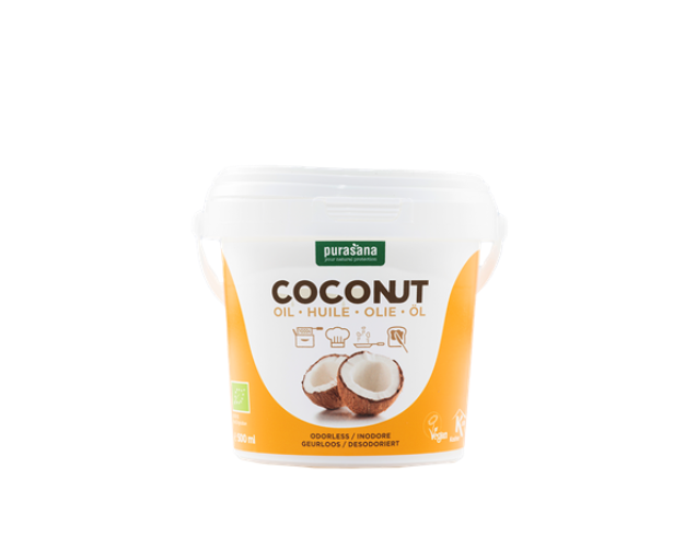 Purasana Coconut oil deodozired 500 ml BIO