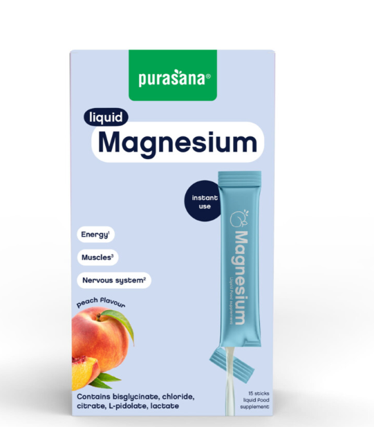 Purasana Magnesium Liquid gel sticks 15 x 10 ml