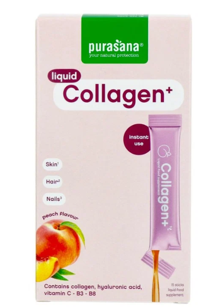 Purasana Collagen +Liquid gel sticks 15x10 ml
