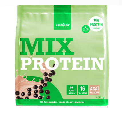 Purasana Plant protein mix acai beetroot 400g bio