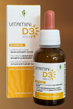 Alta Natura Vitamin D3 Soluzione , 40 mg  4000UI