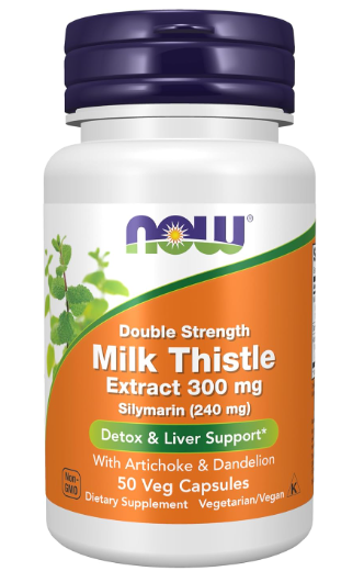 Now Milk Thistle 300 mg *50 caps 