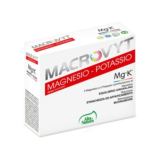 Alta Natura Macrovyt Magnesio Postassio, 36 bustina