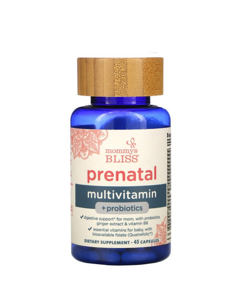 Mommys Bliss Prenatal Multivitamin + probiotics,45caps