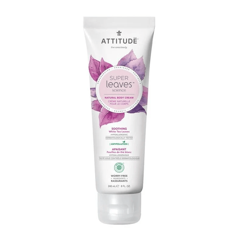 Attitude natural body cream white tea 240ml