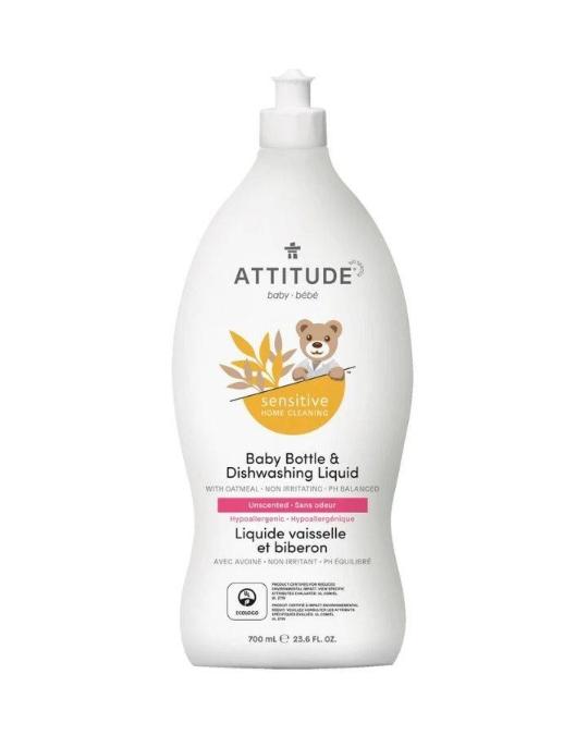 Attitude Baby Natural Baby Bottle e Dishwashing Liquid