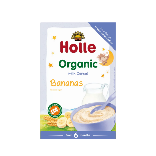 Holle Organic Milk Cereal with Bananas, 250g