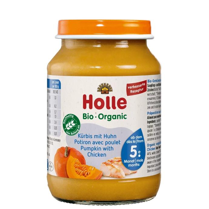 Holle pumpkin with chicken 190g