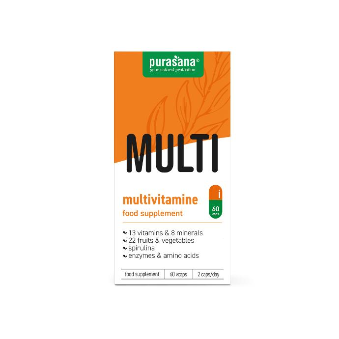 Purasana multivitamins e minerals * 60tab