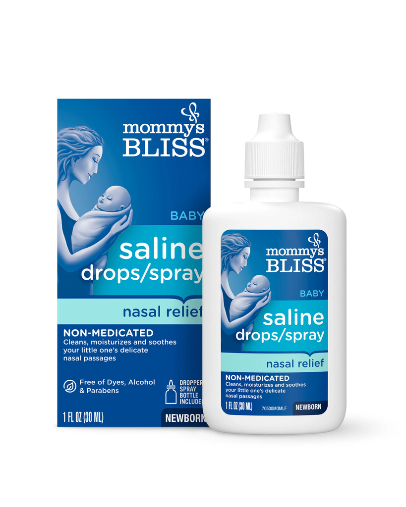 Mommys Bliss Saline Drops/Spray nasal relief ,30ml