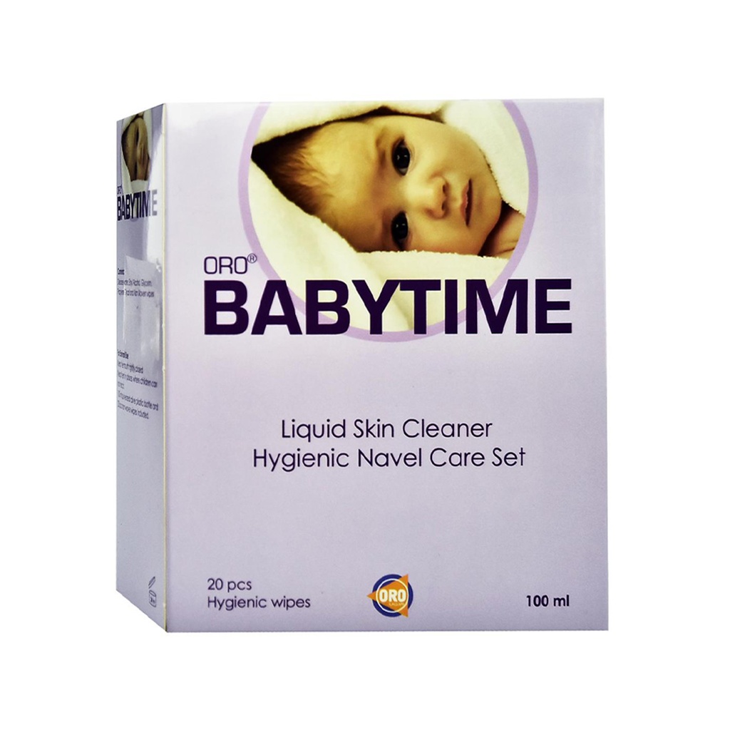 Babytime liquid skin cleaner+care set