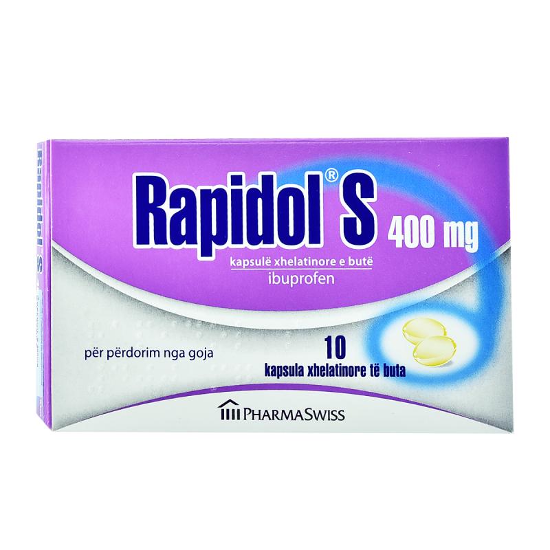 Rapidol Ibuprofen 400 mg * 10caps