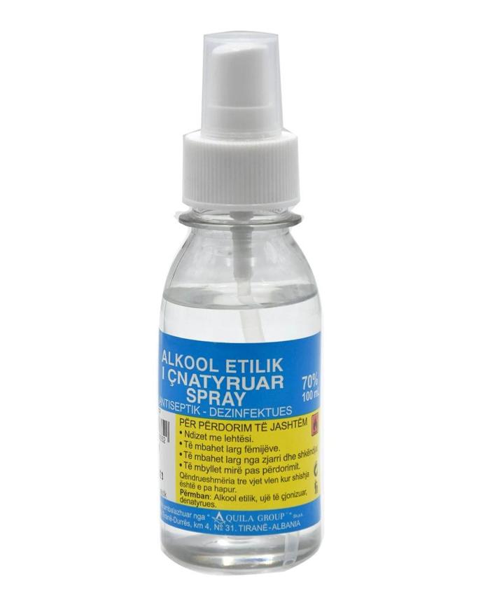 Alkool Etilik 70% Spray * 100ml;