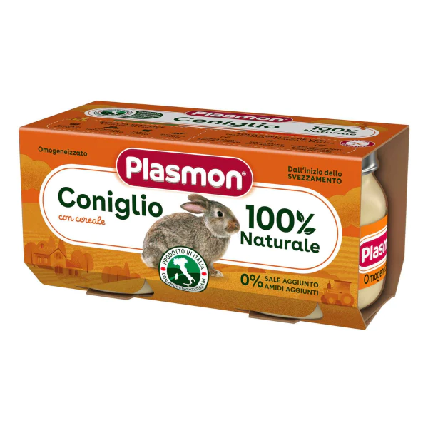 Plasmon coniglio (mish lepuri) 2*160g +4m
