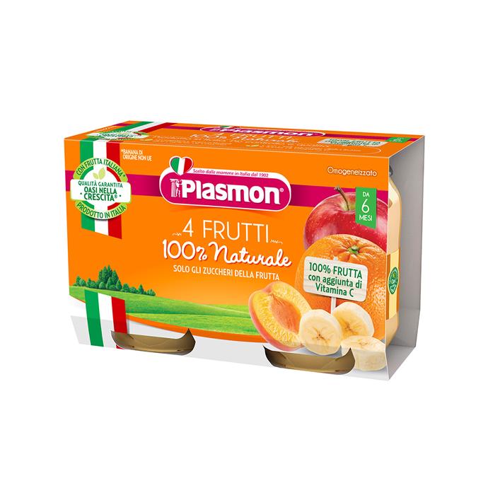 Plasmon 4 frutti Pure ne kavanoz 2,208g +6m