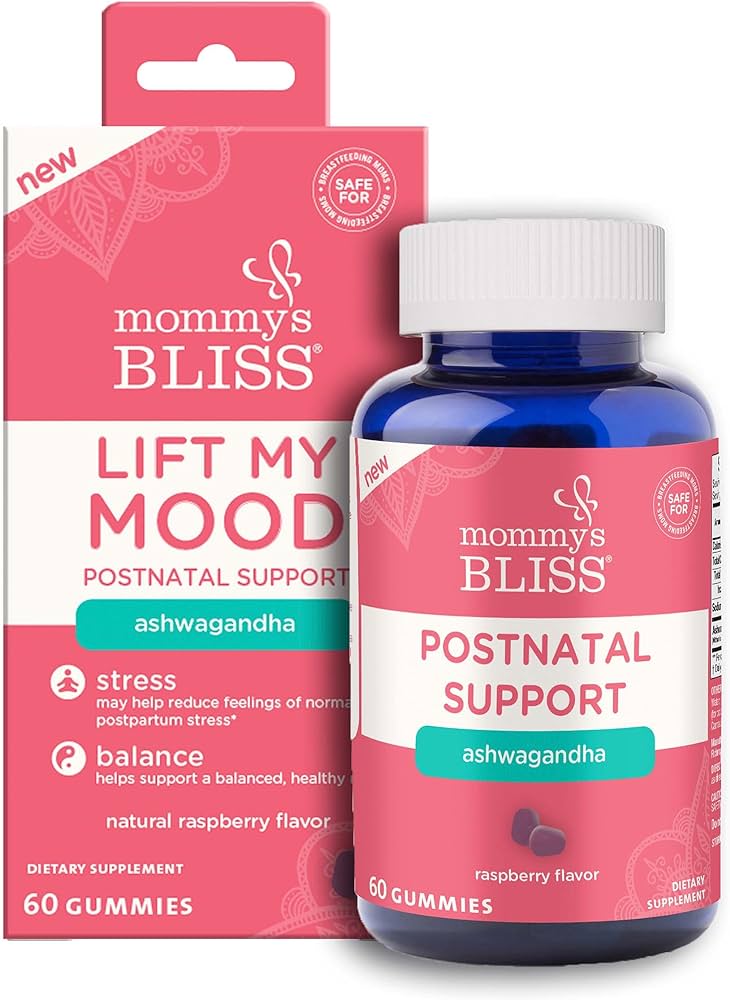 Mommys Bliss Postnatal Lift My Mood Ashwagandha *60 Gummies