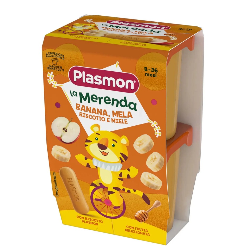 PLASMON merenda molle banane biskote mjalt