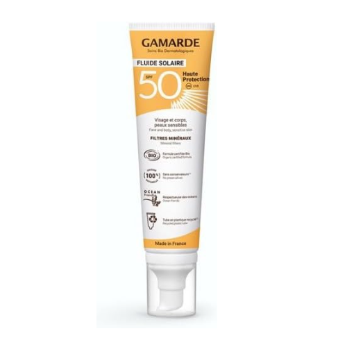 Gamarde Fluide Solaire SPF50 tube pomp 100ml