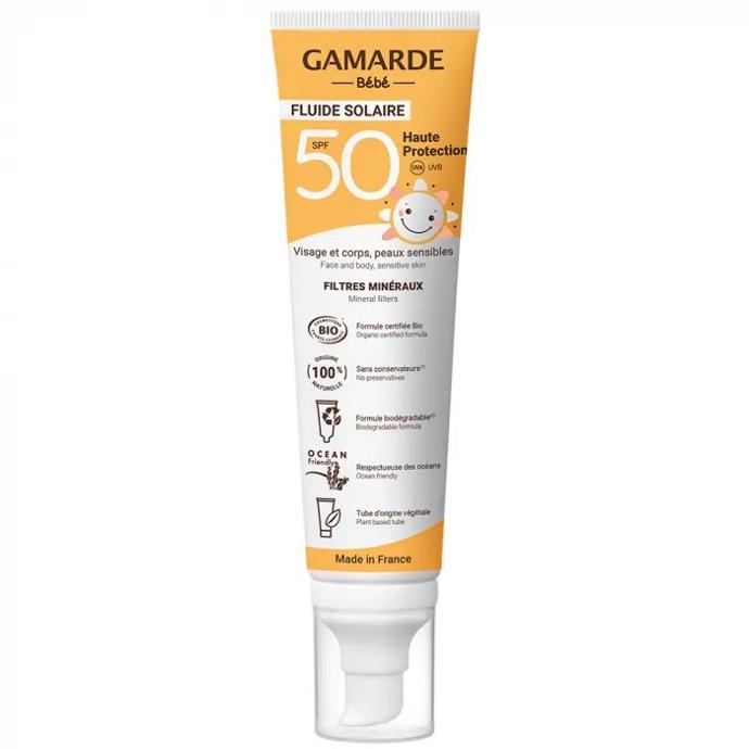 Gamarde Haute Protection SPF50 Bebe tube pompe 100ml