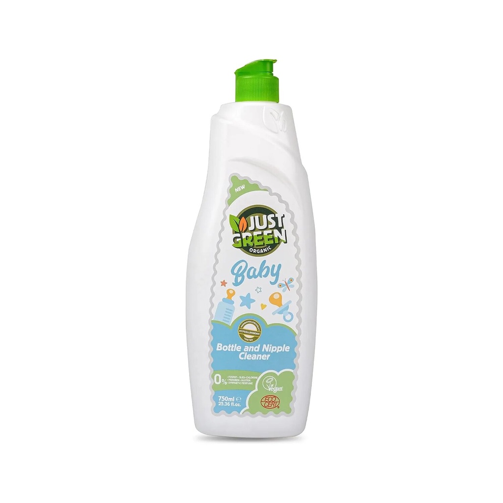 Just Green Organic Bottle & Nipple Cleaner 750 ml