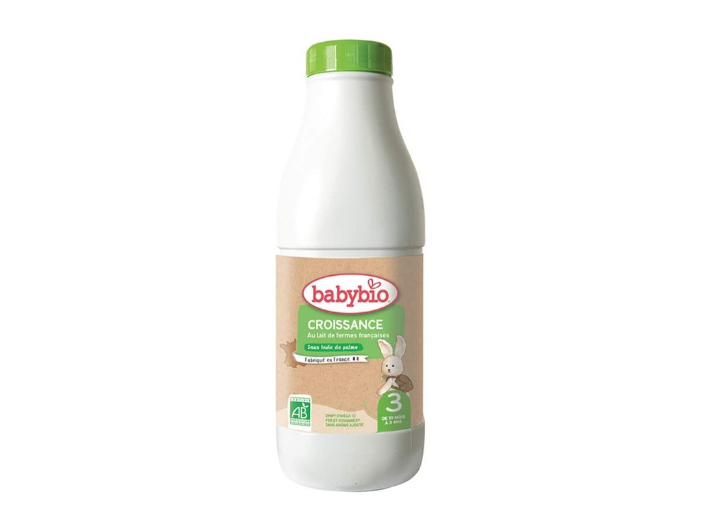 Babybio Growing Up Liquid Formula 6x1L - Organic +10months