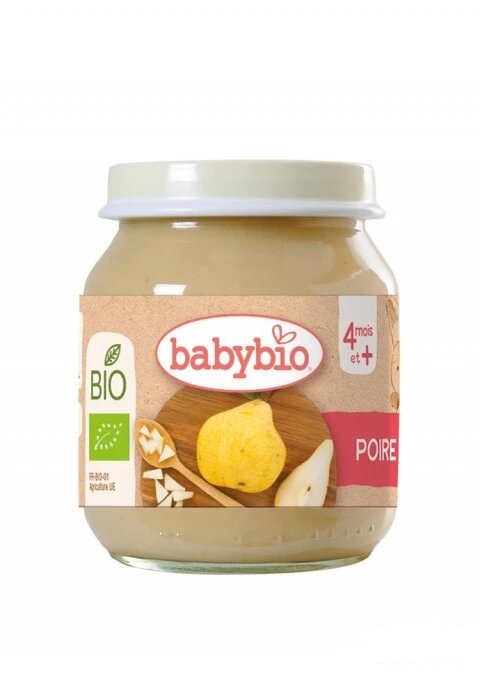 Babybio Pear Jar Organic +4months *130gr