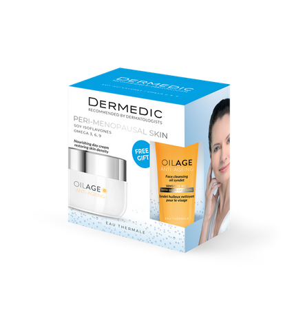 Dermedic Set Oilage Nourishing Day Cream 50ml + Cleansing Oil Syndet 25ml