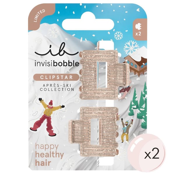 Invisibobble Clipstar Apres Ski Shimmer 2pc