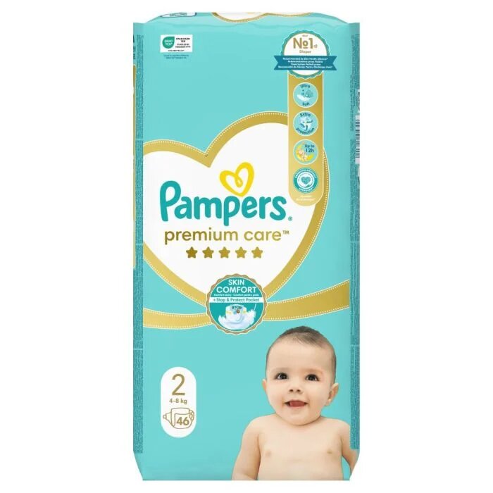 Pampers Premium Care 2 x 46 cope