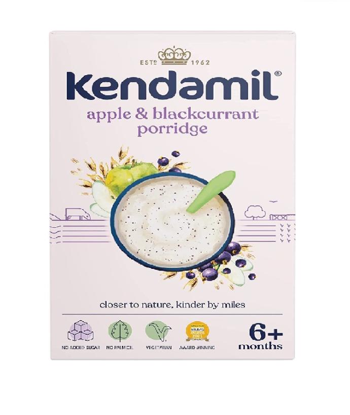 Kendamil Apple&Blackcurrant porridge 6m+