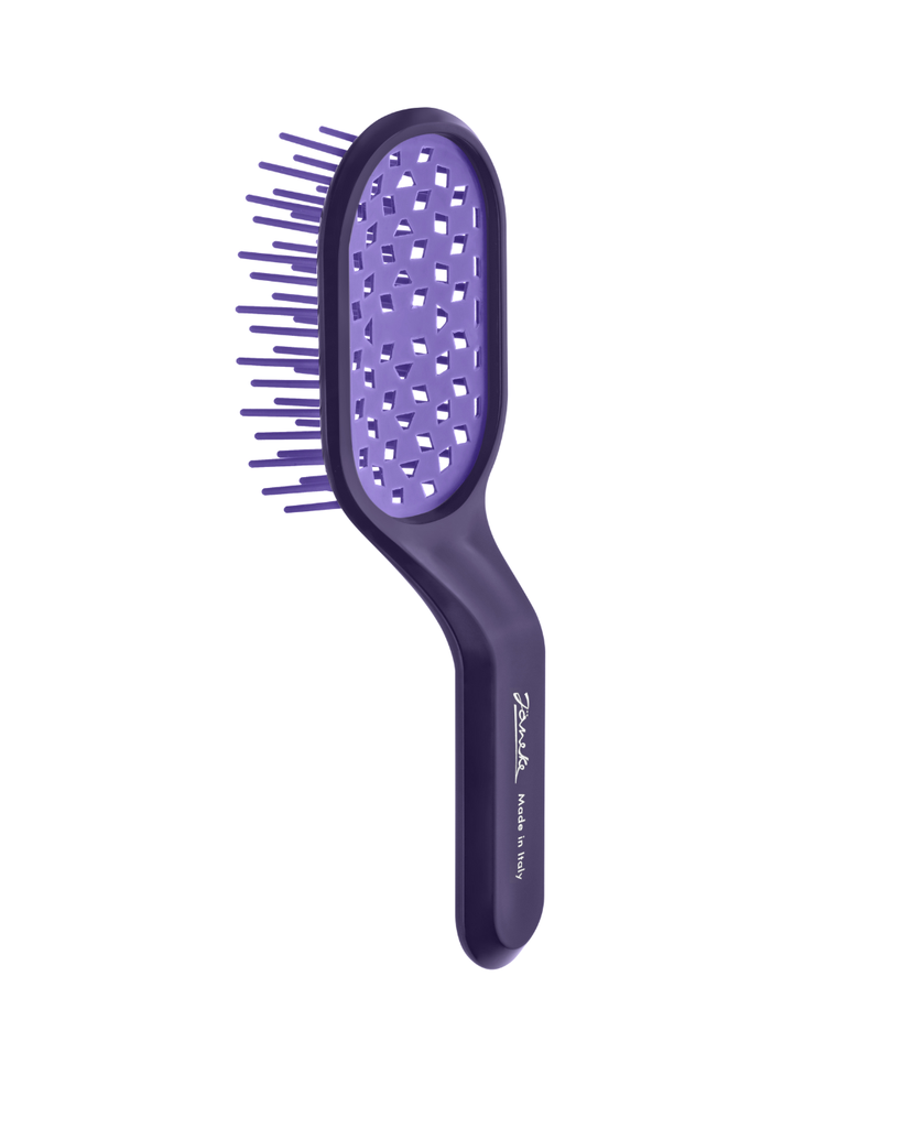 JANEKE CURVY VENTED BRUSH, EXTREME VOLUME BLOWOUTS HAIR BRUSH PURPLE