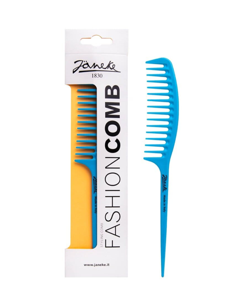 JANEKE FASHION COMB FOR GEL APPLICATION BLUE FLUO