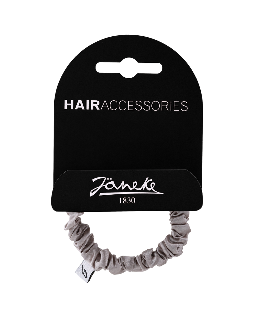 JANEKE SMALL ELASTICO SCRUNCHIE IN LIGHT GREY