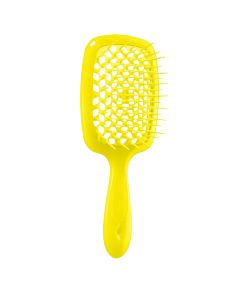 JANEKE SMALL SUPERBRUSH VENTED BRUSH COMPACT VERSION FLUO YELLOW