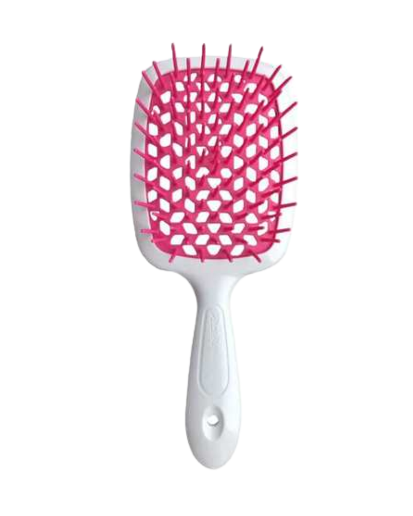 JANEKE SMALL SUPERBRUSH VENTED BRUSH COMPACT VERSION WHITE FUCHSIA