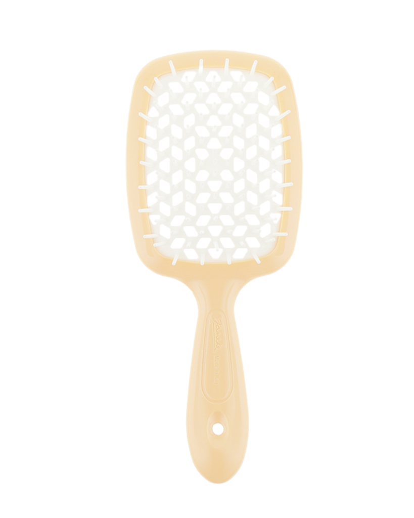 JANEKE SUPERBRUSH VENTED BRUSH WITH SOFT PINS ORANGE PASTEL