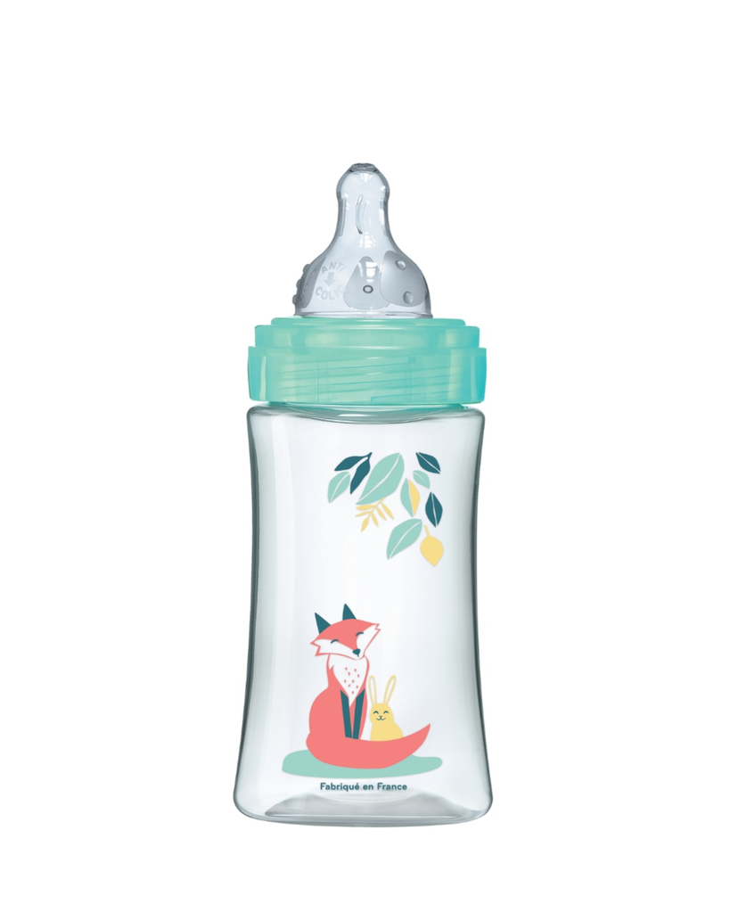 Dodie Bottle Initiation+ Anti-Colic 270ml 0-6 months Round Teat  3 Speeds Flow 2