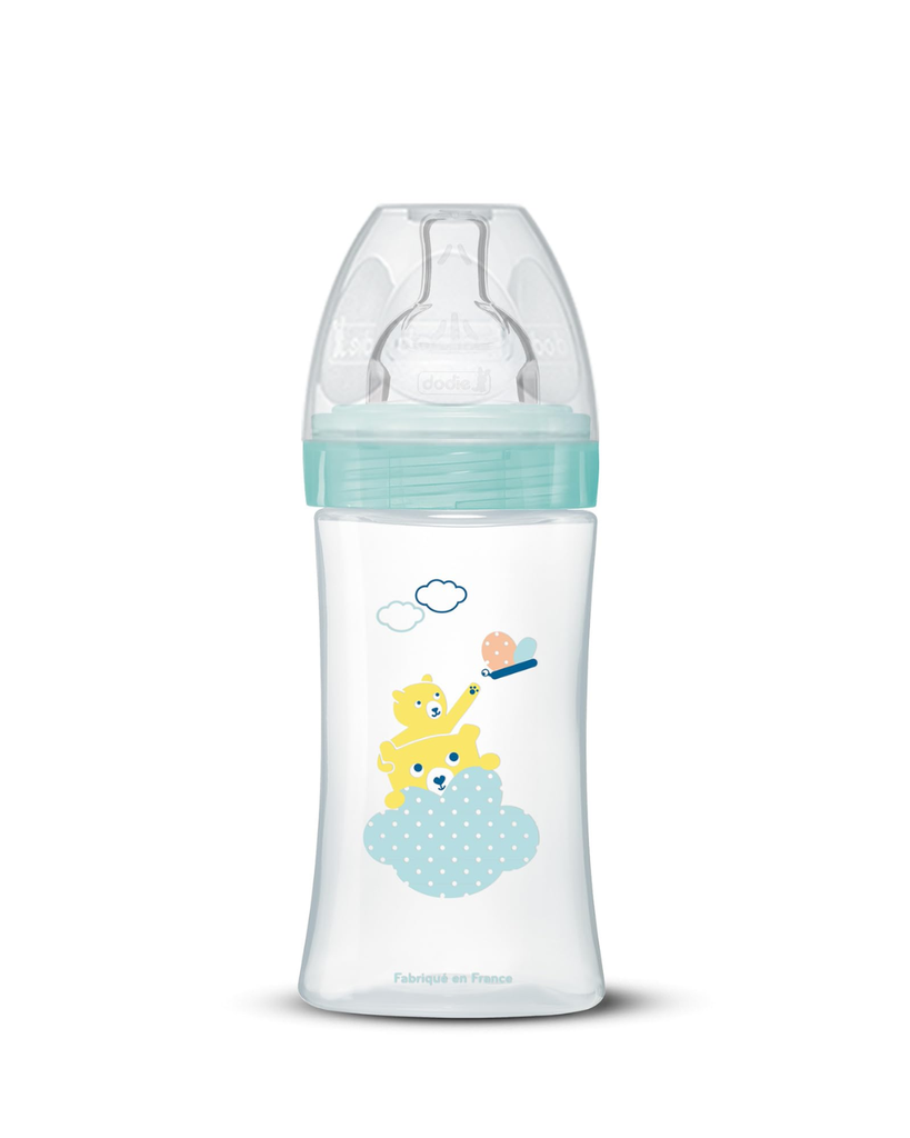 Dodie Bottle Sensation+ Anti-Colic 270ml AIR 0-6 months Flat Teat Flow 2