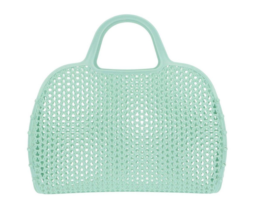 Tutete Retro Vintage Sea Green Beach Bag