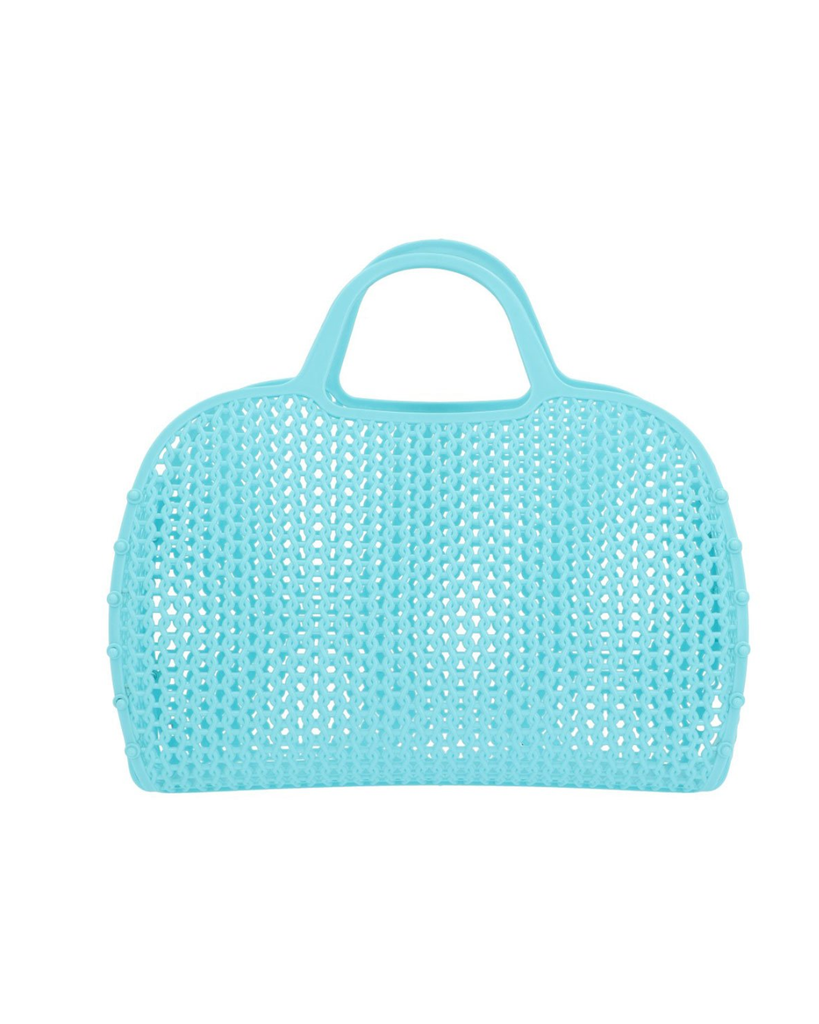 Tutete Retro Vintage Turquoise Beach Bag