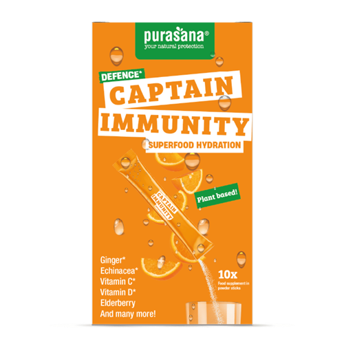 Purasana Hydration Superfoods Captain Immunity 10 x 4.5g