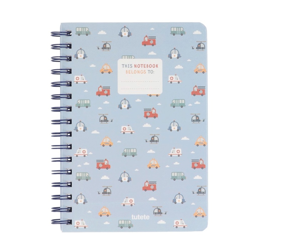 Tutete School Notebook City Cars