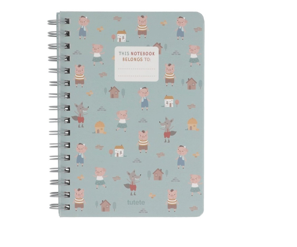 Tutete School Notebook The Three Little Pigs