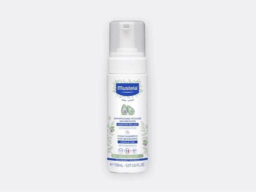 [3504105028602] Mustela shampooing mousse nourisson *150ml