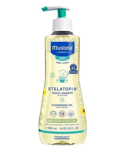 [3504105034306] Mustela Stelatopia Huile Lavante 500ml