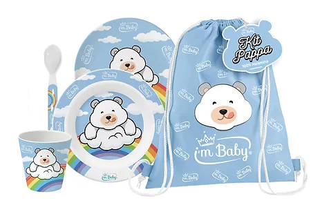 [kit003] Im Baby Kit Blue Pappa+Zainetto