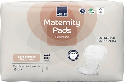 [5713571002001] Abena Maternity Pads Premium *15 pcs